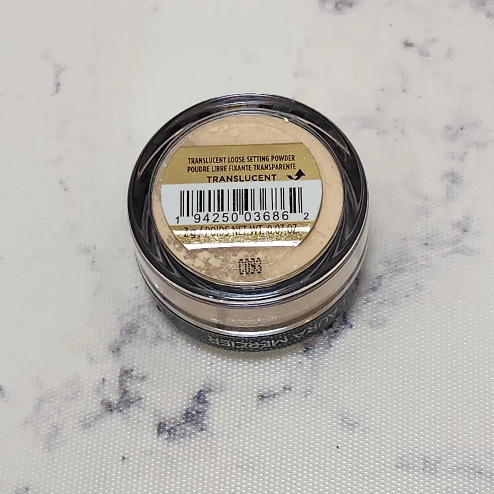 LAURA MERCIER Translucent Loose Setting Powder .07 oz Mini Travel Size